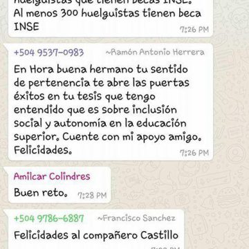 FUNCIONARIO MARLON ESCOTO EXHIBE MALDAD EN HUELGA DE ESTUDIANTES