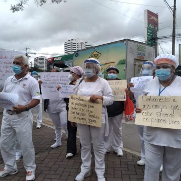 HONDURAS / ¡HISTORIA SIN FIN! TRABAJADORES DE SALUD EXIGEN BIOSEGURIDAD