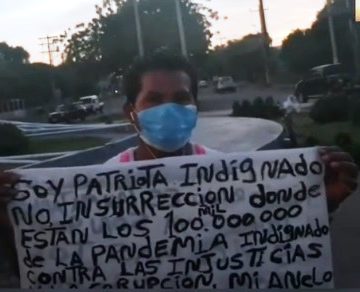 HONDURAS / PATRIOTA SOLITARIO PROTESTA DESDE MUERTE DE DAVID ROMERO