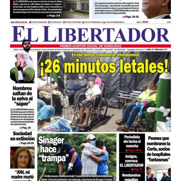EDITORIAL Y PORTADA EL LIBERTADOR IMPRESO: COCHINITOS DE HONDURAS EDITORIAL Y PORTADA EL LIBERTADOR IMPRESO: COCHINITOS DE HONDURAS
