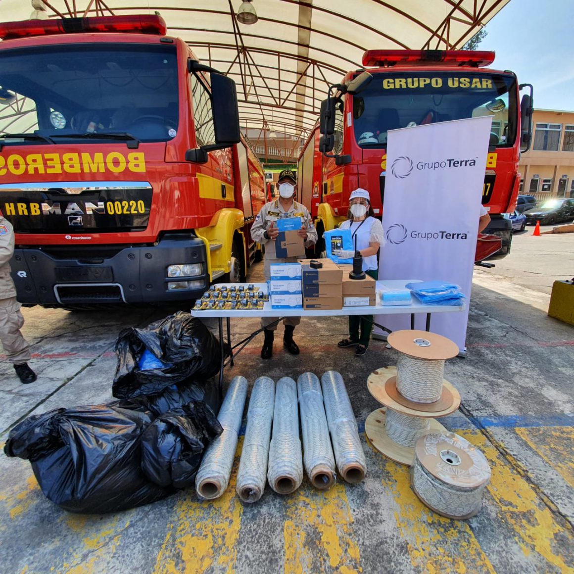 HONDURAS / GRUPO TERRA REFUERZA BOMBEROS CON EQUIPO DE RESCATE HONDURAS / GRUPO TERRA REFUERZA BOMBEROS CON EQUIPO DE RESCATE