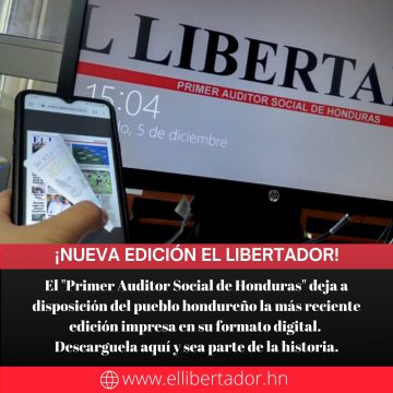 HONDURAS / ¡YA EN LÍNEA! NUEVA EDICIÓN EL LIBERTADOR IMPRESO