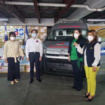 TAIWÁN DONA DOS AMBULANCIAS, MEDICINAS Y BIOSEGURIDAD TAIWÁN DONA DOS AMBULANCIAS, MEDICINAS Y BIOSEGURIDAD