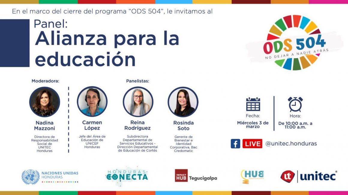 ONU Y UNITEC CLAUSURAN INICIATIVA “DESARROLLO SOSTENIBLE” HONDURAS