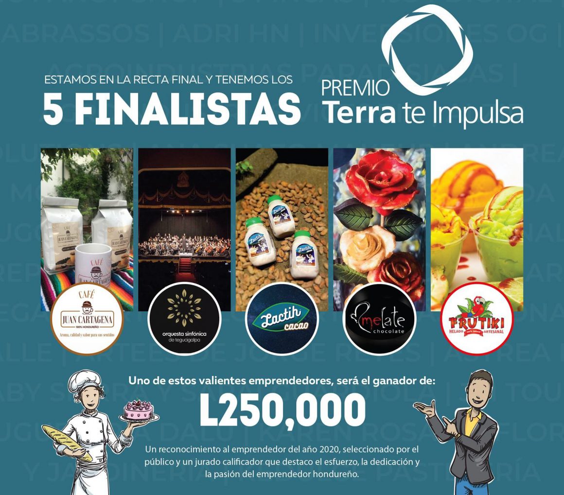 HONDURAS / GRUPO TERRA ANUNCIA FINALISTAS A EMPRENDEDOR DEL AÑO