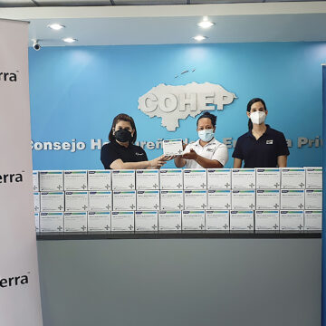 GRUPO TERRA SIGUE APOYANDO TRIAJES Y HOSPITALES DE HONDURAS