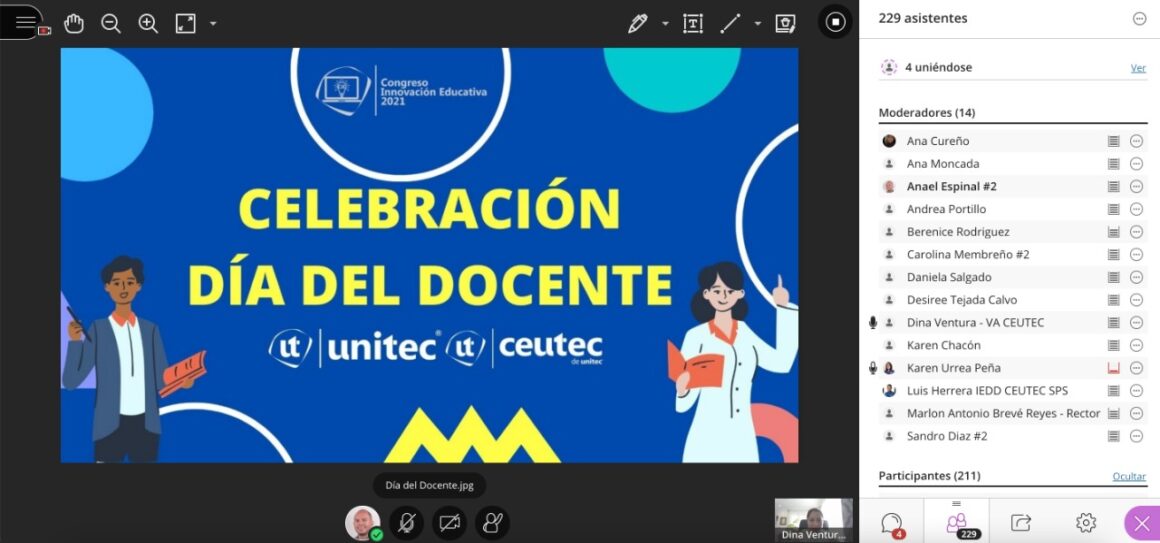 HONDURAS / UNITEC CELEBRA DÍA DEL MAESTRO EN CONGRESO “INNOVACIÓN 2021”