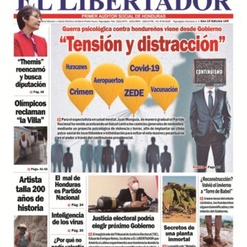 EDITORIAL Y PORTADA EL LIBERTADOR / JAQUE A EEUU EN HONDURAS
