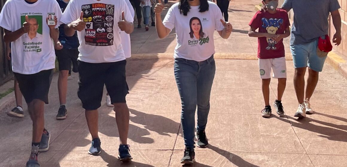 CANDIDATA DEISY BANEGAS CONFIRMA SU VOTO PARA XIOMARA
