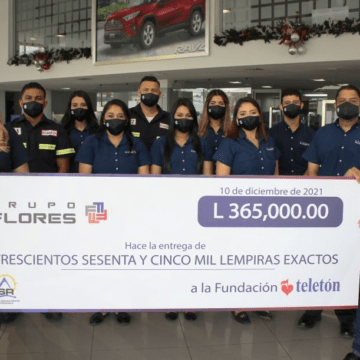 GRUPO FLORES REAFIRMA COMPROMISO CON HONDUREÑOS APOYANDO TELETÓN 2021