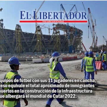 ¡EXCLUSIVA EL LIBERTADOR! FIFA SE HARÁ CARGO DE LOS MUERTOS, CATAR NI SE INMUTA