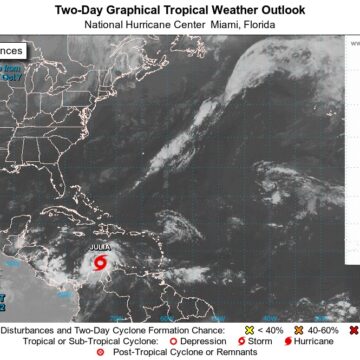 “JULIA” SE FORTALECE EN EL CARIBE, ESTA TARDE SERÁ HURACÁN