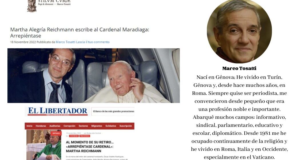 INFLUYENTE VATICANISTA ITALIANO TRADUCE Y PUBLICA EN ROMA NOTICIA DE EL LIBERTADOR