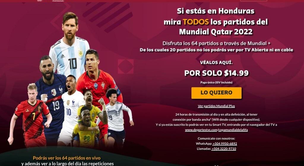 VEA AQUÍ ¡GRATIS EL MUNDIAL! NO A “CATAR PLUS”, FÚTBOL ES PUEBLO