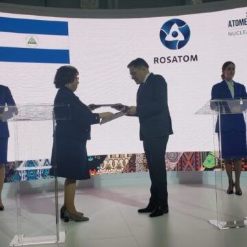 RUSIA Y NICARAGUA FIRMAN ACUERDO PARA USAR ENERGÍA ATÓMICA