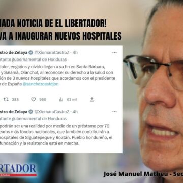 ¡CONFIRMADA NOTICIA DE EL LIBERTADOR! PRESIDENTA VA A INAUGURAR NUEVOS HOSPITALES