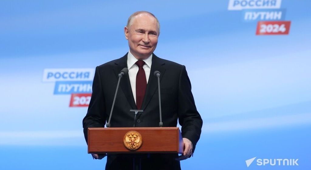 PUTIN GANA LAS ELECCIONES PRESIDENCIALES CON EL 87.28 POR CIENTO DE VOTOS