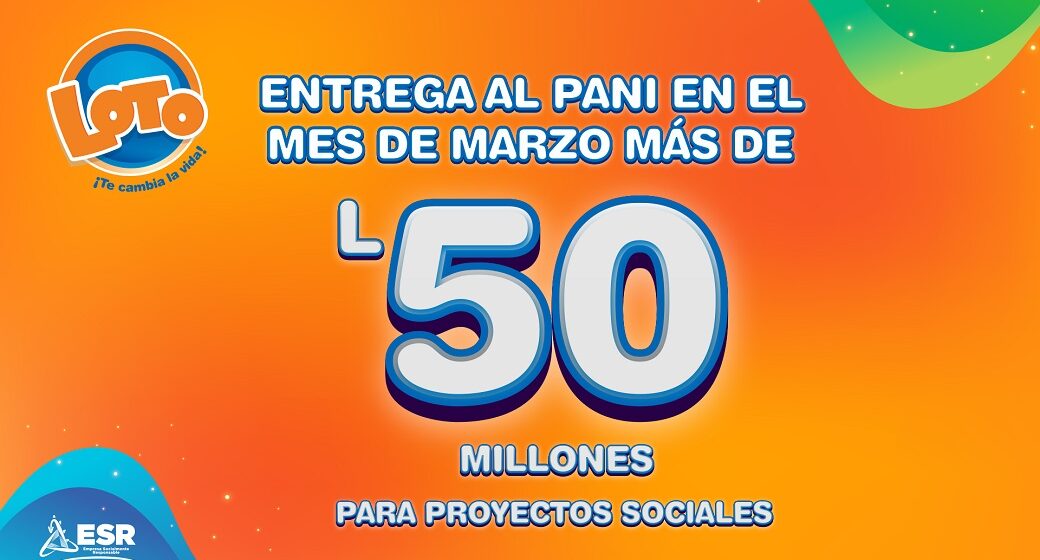 LOTO DONA MÁS DE 50 MILLONES AL PANI PARA PROGRAMAS SOCIALES