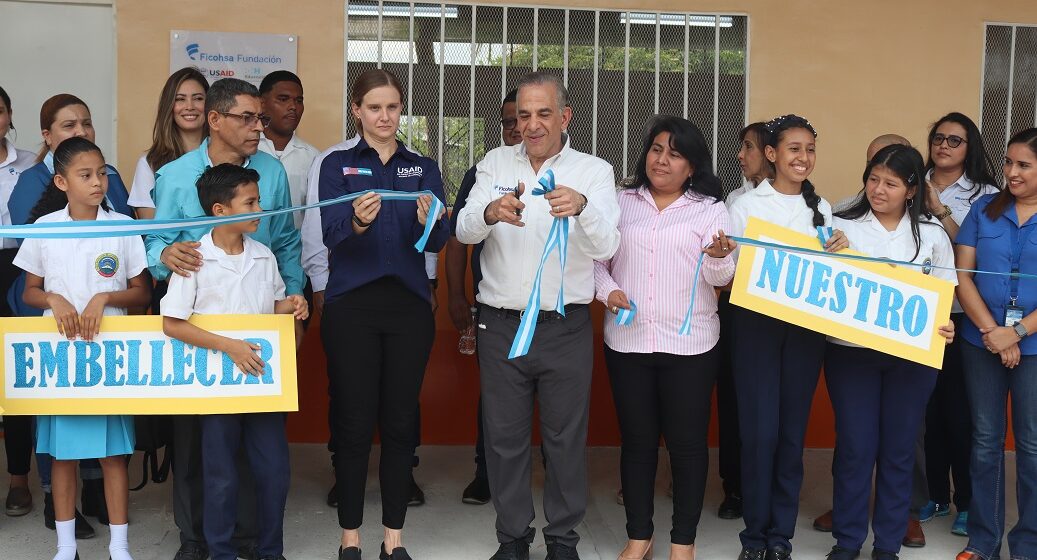 FUNDACIÓN FICOHSA INAUGURA DECIMOSEXTO CENTRO EDUCATIVO JUNTO A USAID