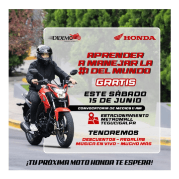 ¡ATENCIÓN! ESTE SÁBADO PODRÁS EXPERIMENTAR LA EMOCIÓN DE CONDUCIR LAS LEGENDARIAS MOTOCICLETAS HONDA ¡ATENCIÓN! ESTE SÁBADO PODRÁS EXPERIMENTAR LA EMOCIÓN DE CONDUCIR LAS LEGENDARIAS MOTOCICLETAS HONDA