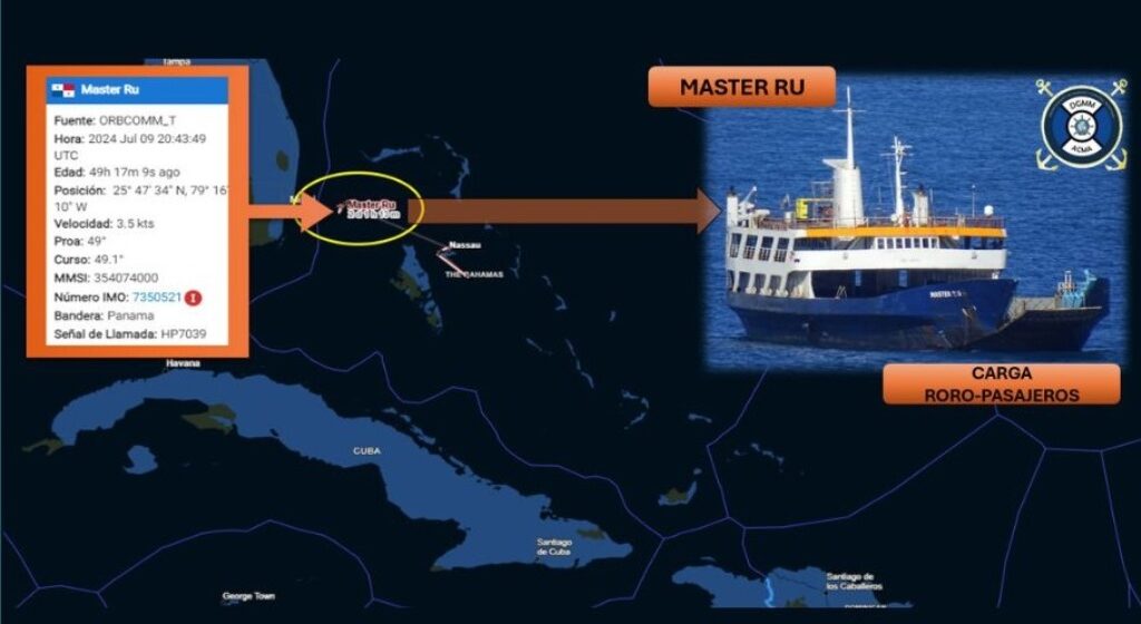 SUSPENDEN BÚSQUEDA DE CUATRO MARINOS TRAS NAUFRAGIO EN EL CARIBE