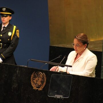 “LÍBANO NO DEBE CONVERTIRSE EN OTRA GAZA”: PRESIDENTA CASTRO ANTE LA ONU