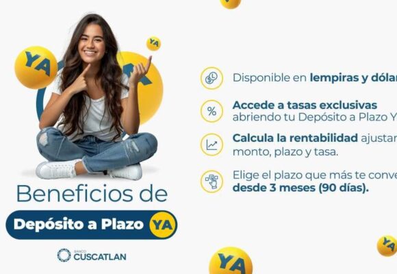 CUSCATLÁN LANZA “DEPÓSITO A PLAZO YA”, NUEVA SOLUCIÓN DE AHORRO DIGITAL