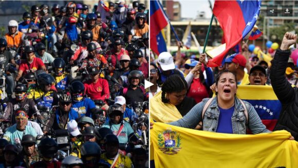 ¡CHAVISMO EUFÓRICO! LLENA LAS CALLES A UN DÍA DE LA JURAMENTACIÓN DE MADURO