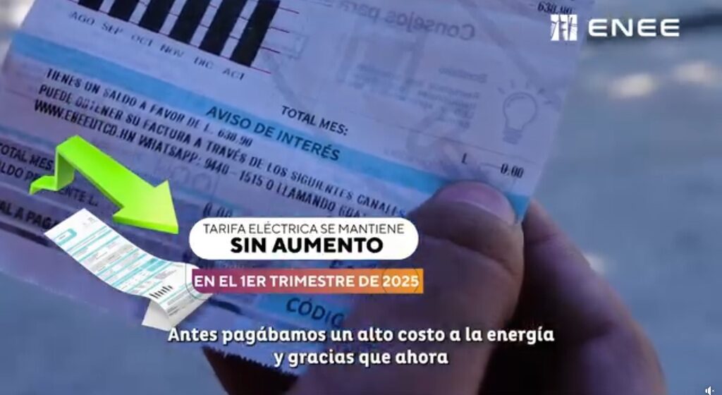 “BAJO UNA LUZ DISTINTA”, 900 MIL FAMILIAS HONDUREÑAS BENEFICIADAS CON SUBSIDIO DE ENERGÍA