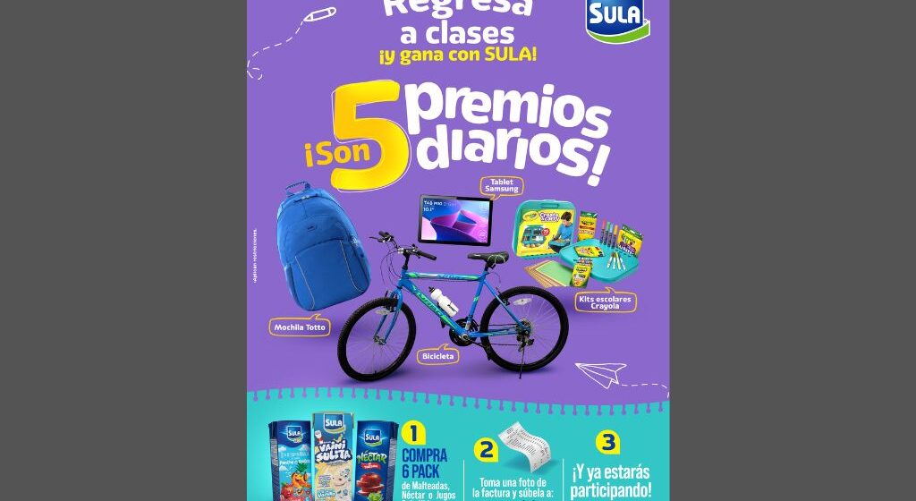 OPORTUNIDAD DE REGRESO A CLASES ¡CON PREMIOS DE SULA!