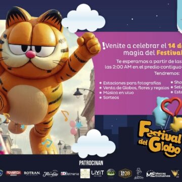 ¡ATENCIÓN CAPITALINO! PRIMER FESTIVAL DEL GLOBO SE CELEBRA ESTA TARDE