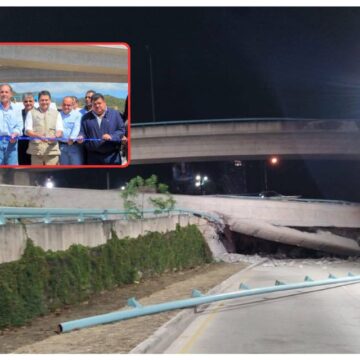 ¡INAUDITO! PUENTE DESTRUIDO EN ACCIDENTE ESTABA MAL DISEÑADO; COSTÓ 150 MILLONES
