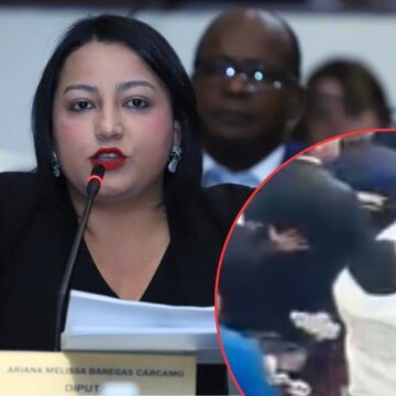 DIPUTADA ACUSADA DE CORRUPCIÓN, ATACÓ CON “BOTELLAZO” A PRESIDENTE DEL CONGRESO