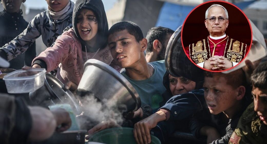 PAPA LEÓN CONDENA GENOCIDIO EN GAZA; 14.000 BEBÉS PODRÍAN MORIR EN 48 HORAS