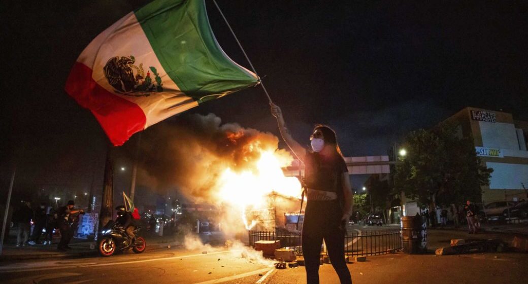 ¡INSÓLITO! EE.UU. ACUSA A MÉXICO DE ALENTAR PROTESTAS EN LOS ÁNGELES