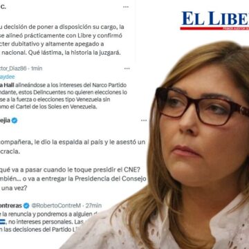 ¡EN CADENA! OPOSICIÓN ACUSA COMO TRAICIÓN POSTURA LEGAL DE ANA PAOLA