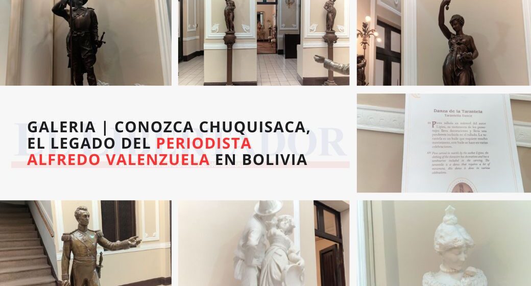 GALERIA | CONOZCA CHUQUISACA, EL LEGADO DEL PERIODISTA ALFREDO VALENZUELA EN BOLIVIA