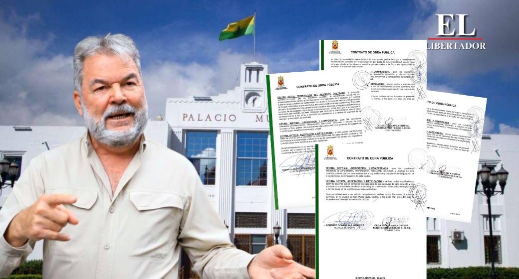 ¡EXCLUSIVA! CON SELLO Y FIRMA, ALCALDE CONTRERAS APROBÓ CONTRATOS DEL FRAUDE POR 45 MILLONES