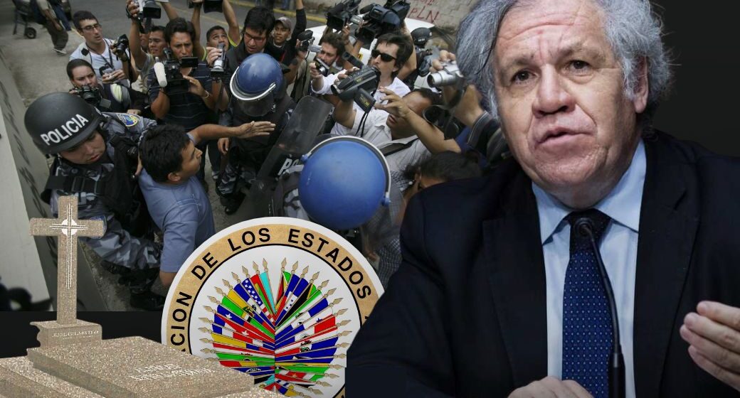 ¡OEA ESTÁ MURIENDO! LUIS ALMAGRO, SEPULTURERO; CÁNCER PROFUNDO EN EL SISTEMA ¡OEA ESTÁ MURIENDO! LUIS ALMAGRO, SEPULTURERO; CÁNCER PROFUNDO EN EL SISTEMA