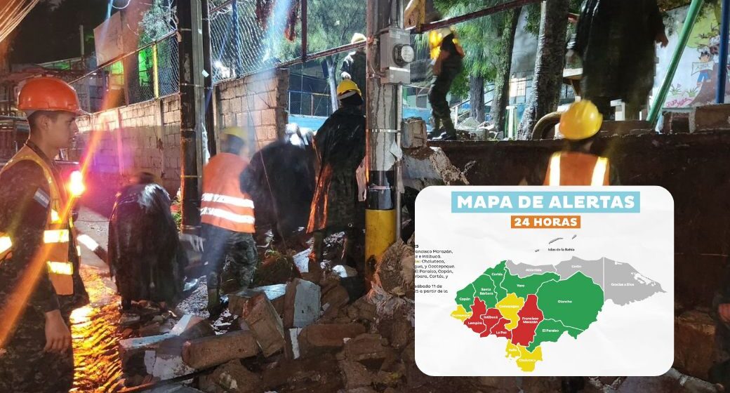¡ATENCIÓN HONDUREÑOS! CUATRO DEPARTAMENTOS EN ALERTA ROJA POR INTENSAS LLUVIAS ¡ATENCIÓN HONDUREÑOS! CUATRO DEPARTAMENTOS EN ALERTA ROJA POR INTENSAS LLUVIAS