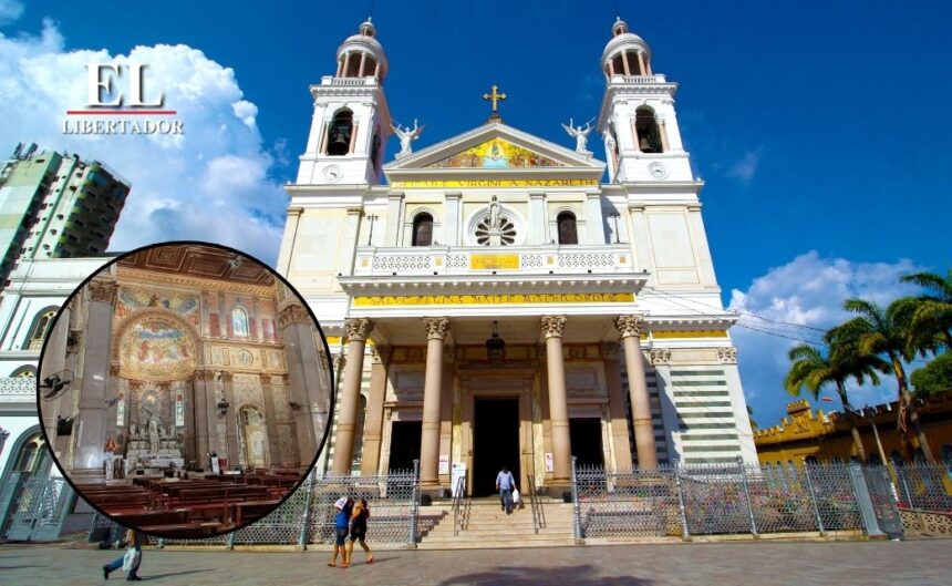 EL LIBERTADOR EN LA BASÍLICA «NUESTRA SEÑORA DE NAZARET», CORAZÓN ESPIRITUAL DE BELÉM EL LIBERTADOR EN LA BASÍLICA «NUESTRA SEÑORA DE NAZARET», CORAZÓN ESPIRITUAL DE BELÉM