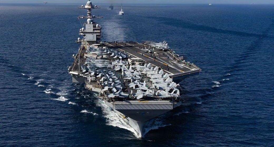 “USS GERALD R. FORD”: MAYOR BUQUE DE GUERRA DEL MUNDO LLEGA A AMÉRICA LATINA Y VENEZUELA ELEVA ALERTA MILITAR