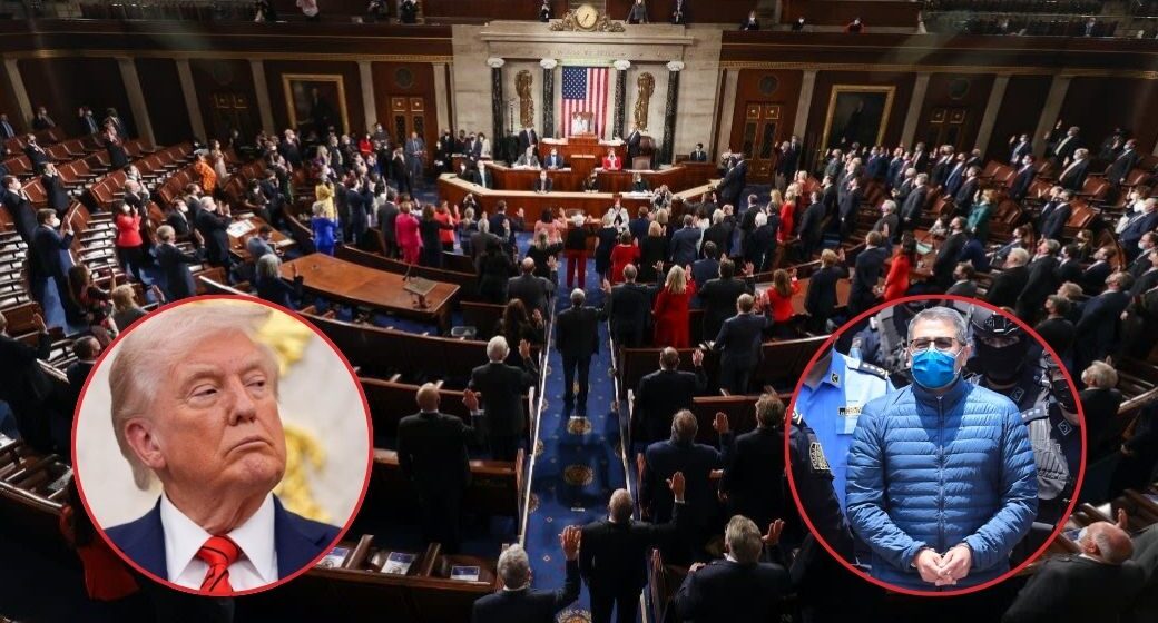 CONGRESISTAS DENUNCIAN A TRUMP POR “TRAICIONAR A LA JUSTICIA” CON LIBERACIÓN DE JOH