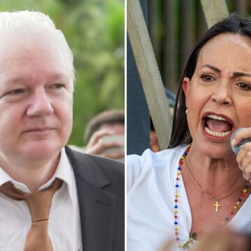 ASSANGE EXIGE QUE SE LE QUITE EL NOBEL DE LA PAZ A MARÍA CORINA MACHADO ASSANGE EXIGE QUE SE LE QUITE EL NOBEL DE LA PAZ A MARÍA CORINA MACHADO