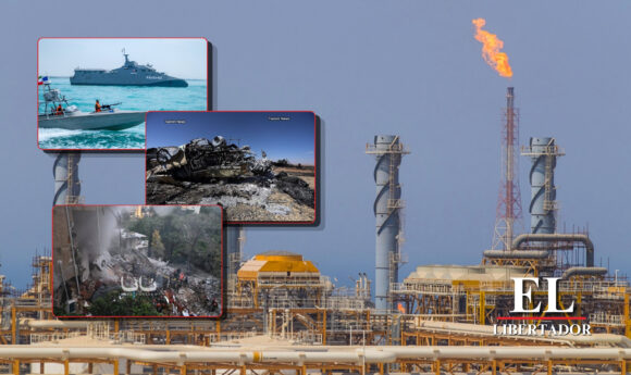 IRÁN FUERZA RETIRADA DE BUQUE ESTADOUNIDENSE; ISRAEL GOLPEA COMPLEJO ENERGÉTICO