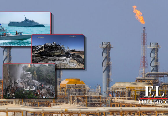 IRÁN FUERZA RETIRADA DE BUQUE ESTADOUNIDENSE; ISRAEL GOLPEA COMPLEJO ENERGÉTICO