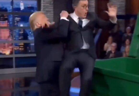 VIDEO: TRUMP “TIRA A LA BASURA” A UN PRESENTADOR OPOSITOR