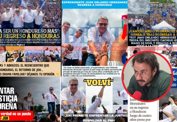 ANALISTA: COBERTURA DEL RETORNO DE JOH EVIDENCIA INTERESES POLÍTICOS Y ECONÓMICOS