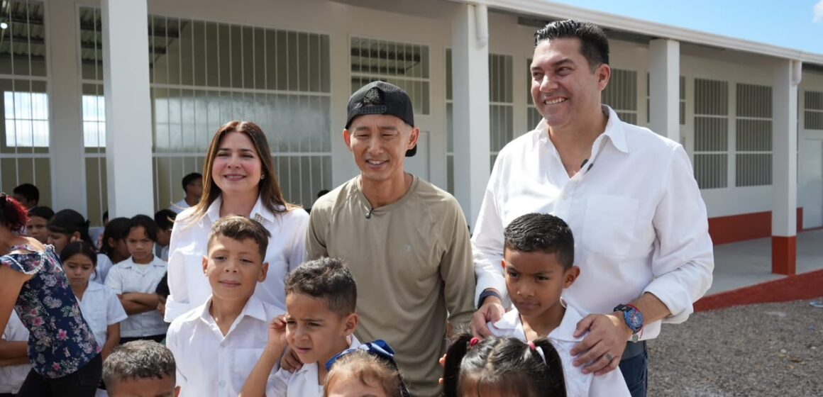 ALCALDE ZELAYA Y SHIN INAUGURAN PROYECTO PARA 80 NIÑOS EN LA CERRO GRANDE