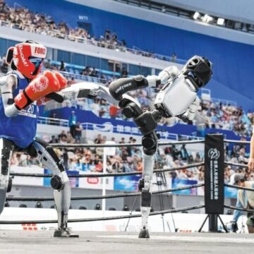 CREATIVIDAD Y FUERZA ROBÓTICA BRILLAN EN LOS JUEGOS MUNDIALES DE ROBOTS HUMANOIDES EN CHINA